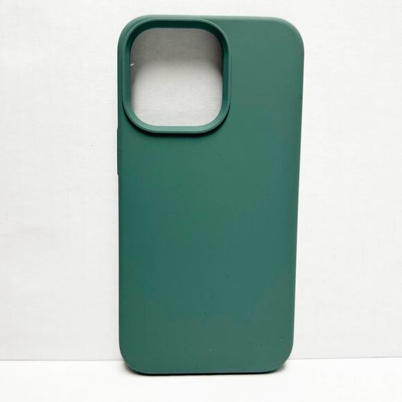 FIRENOVA Midnight Green Silicone Phone Case fits iPhone 13 Pro - Picture 1 of 2